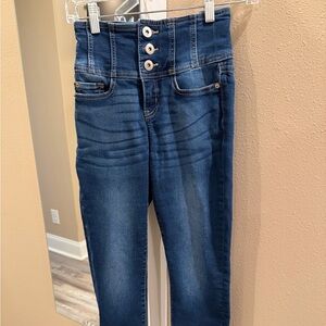 NOBO Dark Blue Ankle Jeans